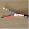 Pure copper braided sheathed screened flexible cable for intercom applications