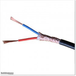 Pure copper braided sheathed screened flexible cable for intercom applications