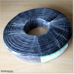 Pure copper braided sheathed screened flexible cable for intercom applications