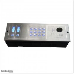 Stainless Steel Two Apartments or Two Houses Intercom Outdoor Unit.