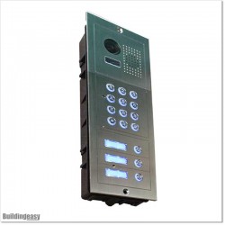 Waterproof Three Apartments or Tthree Houses Intercom Outdoor Unit.