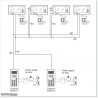 Video Intercom 7” LCD Monitor with photo recoding and gate open button