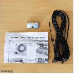 Extended antenna allows you to get a better signal for Sommer Gate Opener and Receives.