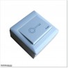 Plastic Push Button Switch With "DOOR EXIT" Printed On Top.