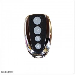 This is duplicate for Sommer 4 button remote control. Operating on 434.4 MHz frequency
