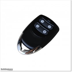 This is black colour remote control. Operating on 433.92 MHz frequency.