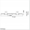 Nylon/Steel Gear Rack 1M (GTN3)
