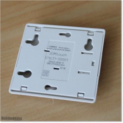 2-Command Radio Wall Button with garage door status query via small button
