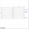 Aluminium Silver Pearl Colour Louver Gate 3.5M wide and  1.75M Height.