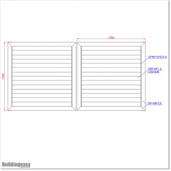 Aluminium Iron Sand Colour Louver Gate 3.5M wide and  1.75M Height.