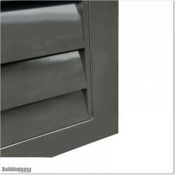 Aluminium Iron Sand Colour Louver Gate 3.5M wide and  1.75M Height.