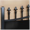 4M Wide Aluminium Double swing Gate With Arched Top in AKL