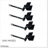 Best Quality Black Colour 3M wide Arched Aluminium Double swing Gates