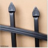 3.7M Wide Aluminium Arch Double Swing Gate includes Parts in Auckland.