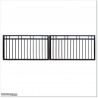 Quality 5M wide Aluminium Double swing Gate With 1.1M High in AKL