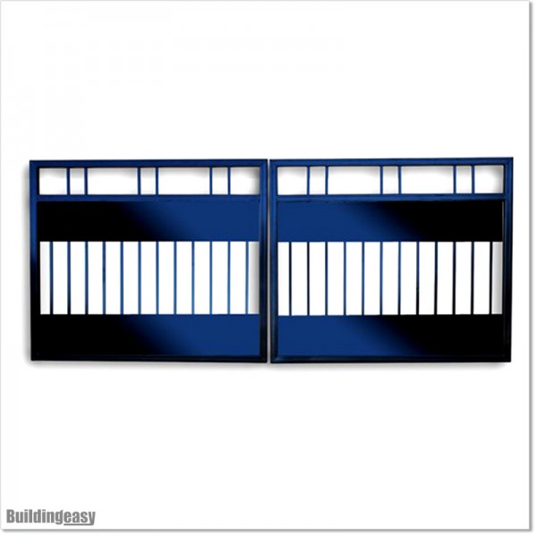 1.5 M High Double Swing Gates With Plates Fitted For 3.6 M Gap in Auckland.