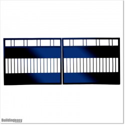 Aluminium Double Swing Gates 4M Wide with More Privacy in Auckland Area