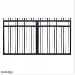 3.6M Spear Head 1005 Aluminium Swing Gate For Best Price in NZ.