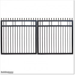 4M Wide Aluminium Swing Gate with Spear Heads For Best Price in Auckland.