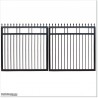 4M Wide Aluminium Swing Gate with Spear Heads For Best Price in Auckland.