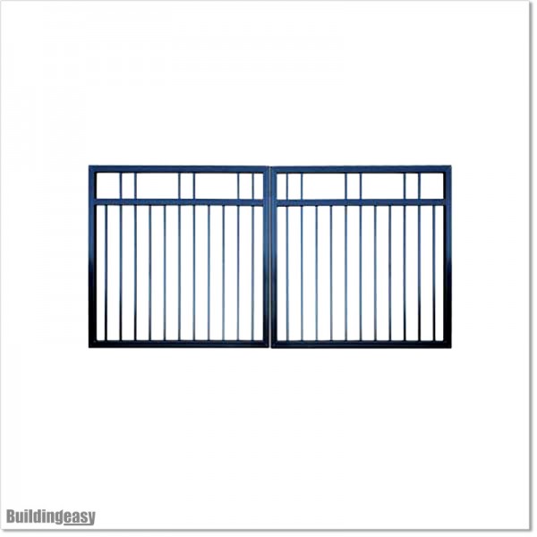 2.9M wide Aluminium Double swing Gate in Auckland.