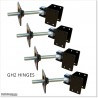 Aluminium Black Powder Coated Double Swing Gate 3.1M Wide.