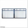 Black 3.6M wide Aluminium Double swing Gate With the Best Quality.