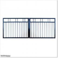 Very Light Aluminium Double Swing Gate 3.78M Wide and 1.7M High.