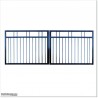Very Light Aluminium Double Swing Gate 3.78M Wide and 1.7M High.