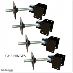 Very Light Aluminium Double Swing Gate 3.78M Wide and 1.7M High.