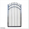 Aluminium Arched Top Pedestrian Gates 1.7M High In Auckland.