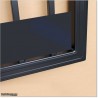 Quality Aluminium Curved Top Pedestrian Gates 1.4M High With Parts.