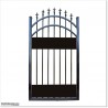 Aluminium Arched Top Pedestrian Gates 1.7M High In Auckland.