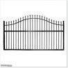 2.9M Wide Arch Aluminium Single swing Gate With Fitting Parts.