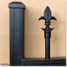 2.9M Wide Arch Aluminium Single swing Gate With Fitting Parts.