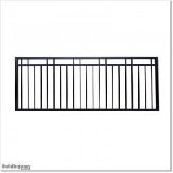 This gate is 2.5M wide and gate height is 1.1M.