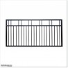 2.5M Wide AluminiumSingle Swing Gate in Auckland black Colour.
