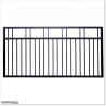2.9M Wide Aluminium Single Swing Gate in Auckland black Colour.