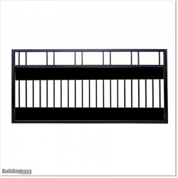 2.7M Wide Aluminium Flat Top Single Swing Gates including Parts in AKL