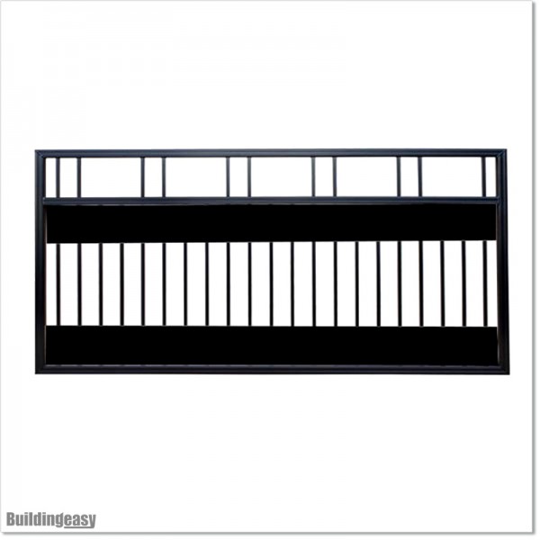 2.7M Wide Aluminium Flat Top Single Swing Gates including Parts in AKL
