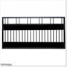 2.9M Wide Aluminium Single Swing Gate in Auckland black Colour.