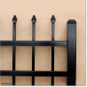 Steel pedestrian gate is 1.2M wide and 1.45 high.