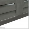 Iron Sand 4M Wide Aluminium Louver Sliding Gate 1.8M High in Auckland