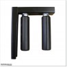 4.2M Wide Gate 1.7M High Flat Top Sliding Gate in Black Colour.