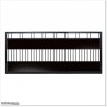 Black Flat Top Sliding Gates 4.2M Wide & 1.7M High Covered With Plates