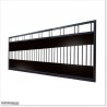 Covered Flat Top Sliding Gates 5.3M Wide and 1.7M High With Plates Fitted.