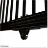Black Sliding Gates 6.4M Wide and 1.5M High With Fittings in Auckland.