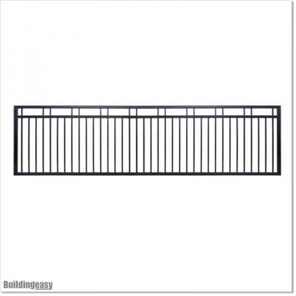 4.7M Wide Aluminium Flat Top Sliding Gate 1.2M High In Auckland.