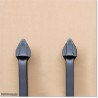 Gate is 5800mm wide and gate height is 1830mm. Gate top is fitted with spears