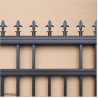 3.7M Wide Aluminium Sliding Gate 1.2M High With Spikes Fitted on Top.
